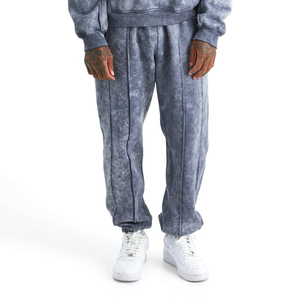 Survêtement pour homme en tissu lourd de qualité supérieure, imprimé sur mesure, lavage à l'acide, respirant, durable, anti-rides, survêtement pour homme en lavage à l'acide - Product Image 5