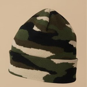 New Arrival Custom Logo Design <b>Camo</b> Men's Beanies For Winter Streetwear Beanie <b>Caps</b> For Mens Comfortable Knitted Style jacquard - Product Image 4