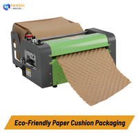 Machine à coussinets en papier électrique PANSHI X60 avec roulement à billes et moteur pour la protection des emballages 110-220V
