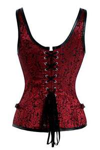 Borcard forro cuero mujer corsé Tops Sexy Overbust Shapewear corsé moderno para talla grande transpirable elegante para uso diario - Product Image 4