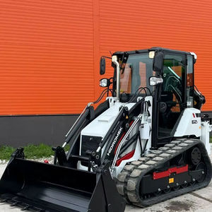 Nouvelle mini-chargeuse sur chenilles Hidromek Diesel PLC avec un moment de charge élevé, pelle arrière et chargeuse frontale 4x4WD, excavatrice sur chenilles, tracteur - Product Image 2