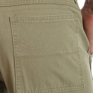 Pantalones Cargo de Algodón 100% para Hombre, Talla Grande, Ligeros, Cintura Elástica, Corte Recto, Transpirables, de Secado Rápido, para Ejercicio al Aire Libre - Product Image 5
