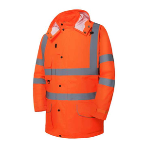 Qualité supérieure, logo personnalisé, haute visibilité, respirant, polaire polyester doublé, imperméable, sécurité réfléchissante haute visibilité pour le trafic - Product Image 2