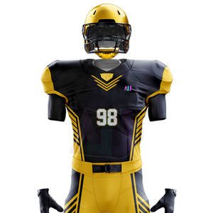 Tenue de football américain professionnelle, short, tissu durable en spandex et polyester, confortable, personnalisable pour l'entraînement - Product Image 5