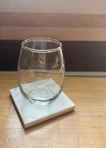 Ensemble de 4 sous-verres en marbre naturel, sous-verres en pierre, cadeau de pendaison de crémaillère, vaisselle de luxe - Product Image 5