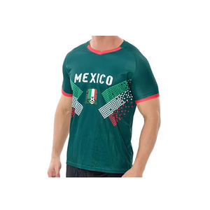 Camiseta de fútbol personalizada para fanáticos de México, camiseta de fútbol para hombres y adultos, camiseta verde para fanáticos de los deportes de entrenamiento - Product Image 5