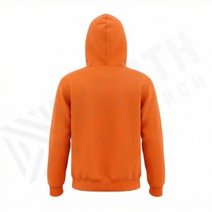 Sweat-shirt à capuche surdimensionné brodé en molleton de coton épais pour l'automne, confortable pour les journées froides, couleur personnalisable - Product Image 2