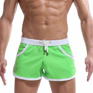 Venta al por mayor de pantalones cortos de gimnasio de color sólido para hombres con bolsillos transpirables personalizados para hombres pantalones cortos de gimnasio para la venta - Product Image 6