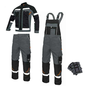 Ensembles complets 2 en 1 de vêtements de travail uniformes pour hommes vestes et pantalons à bretelles Costumes de travail pour hommes vêtements de travail - Product Image 1