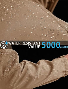 แจ็กเก็ตเดินป่ากันน้ำคุณภาพสูงสำหรับผู้ชายเสื้อกันลมบุผ้าฟลีซซับในผ้าน้ำหนักเบาพร้อม2025โลโก้ตามสั่ง - Product Image 3