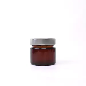 Frascos de vidrio de gran calidad con tapas de 100ml para miel y mermelada tarros de vidrio a precios de fabricante para la venta