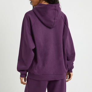 Ropa Casual de Moda Urbana para Mujer con Ajuste Holgado, Color Sólido y Diseño de Logotipo Personalizado, Precio Económico para Compradores al por Mayor con Capucha - Product Image 5
