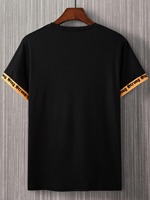 2025 venta al por mayor ropa de hombre Camiseta de gran tamaño de buena calidad 100% algodón Casual camisetas con estilo