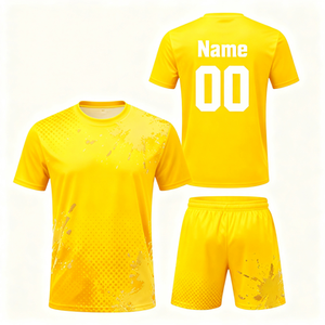 Ensemble de maillot de football pour adultes avec chaussettes, uniforme de football, impression par transfert thermique, 100% polyester, séchage rapide, léger, respirant - Product Image 6