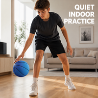 Ballon de Basket Silencieux Elite Taille 7 Mousse PU 340g Entraînement Intérieur Doux OEM