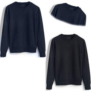 เสื้อสเวตเชิ้ตผู้ชายผ้าเฟรนช์เทอร์รี่ ผ้าฝ้ายผสม แบบเรียบง่าย ผลิตตามสั่ง (OEM)  ผ้าคอตตอน 100% คอกลม ทรงโอเวอร์ไซส์ - Product Image 6