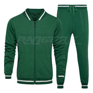 Marque privée Survêtement pour hommes Fabricant OEM du Pakistan Nouvelle arrivée Ensemble de Survêtement Slim Fit 2 pièces brodé de logo personnalisé - Product Image 1