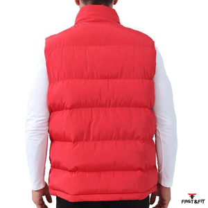 Veste matelassée réversible respirante tendance à la vente chaude pour hommes Vêtements d'extérieur avec logo personnalisé et personnalisable - Product Image 3