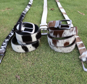 Ceinture en cuir de vache 100% véritable, motif imprimé, 2026, faible MOQ - Product Image 2
