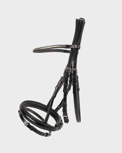 Brida de cuero de caballo de diseño personalizado de alta calidad, fábrica al por mayor, brida de cuero snaffle a alta calidad y precio barato - Product Image 1