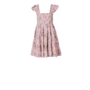 High on Demand Floral Ruffle Mini <b>Dress</b> Square Collar <b>Elastic</b> Waist Casual <b>Dress</b> for Party and Office Wear - Product Image 3