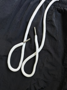 Pantalon large pour homme avec cordon de serrage, blanc et noir, options de personnalisation, couleur de la doublure, vente en gros OEM - Product Image 4