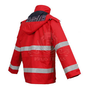 แจ็กเก็ตนิรภัยผ้าไนลอนโพลีเอสเตอร์สำหรับใส่ทำงานเสื้อแจ็กเก็ตนิรภัยแบบสั่งทำ - Product Image 4