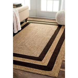 Long SShaspe Hasndmaede <b>Braided</b> Design Jute Rugs With Multi Color Admirable Look Floore Decoration Seagrass <b>Accessories</b> Supplies - Product Image 1