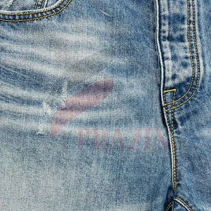 Short en jean déchiré pour homme, Slim, délavé, tendance, été - Product Image 3