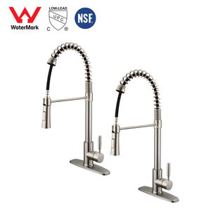 Keran Dapur Modern Mewah Berbahan Kuningan dengan Selang Tarik untuk Hotel, Villa, Apartemen - Product Image 2