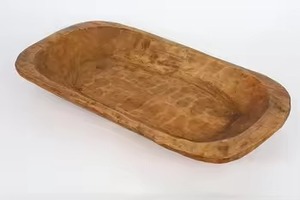 Bol à pâte en bois décoratif moderne de haute qualité de vente fait à la main utilisation de cuisine élégante le dernier style emballé dans le carton - Product Image 3