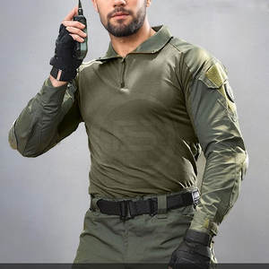 ชุดยูนิฟอร์มเพนท์บอลชายคุณภาพสูง ระบายอากาศได้ดี ผลิตจากโพลีเอสเตอร์ 100% พร้อมระบบตรวจจับเข็ม สำหรับใช้งานกลางแจ้ง - บริการ OEM แบบกำหนดเอง - Product Image 2