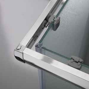 Mampara de Ducha Rectangular Genoa de 70x120 mm con Vidrio Mate de 6 mm, Diseño Contemporáneo para su Baño - Product Image 3