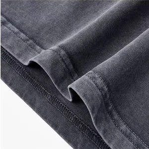 Venta en línea Camisetas cómodas para hombres Superventas Camisetas para hombres hechas en Pakistán 100% algodón con lavado ácido de 240 Gsm - Product Image 5