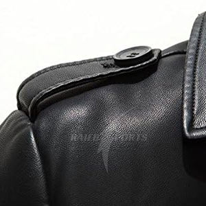 Abrigo de Cuero Genuino para Hombre, Invierno 2026, Transpirable, de Secado Rápido, Cuello Mao, Alta Calidad a Bajo Precio - Product Image 4