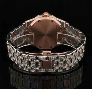 Best Quality Stainless Steel Rose Gold Plating Iced VVS Moissanite Diamond Watch Hip Hop Antique Premium Available <b>for</b> Sale - Product Image 3