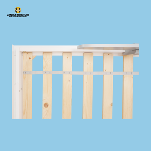 เตียงเด็กไม้ไผ่สีขาวขนาดเล็ก EN71เชื่อถือได้ของตกแต่งสไตล์เวียดนามประเทศไทย | แวนเว้ - Product Image 4