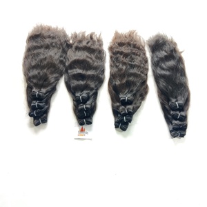 100% Cabello virgen natural Templo indio Paquetes de trenzado baratos Alineación de cutículas Extensiones de ondas alineadas Ninguno Procesado químico - Product Image 4