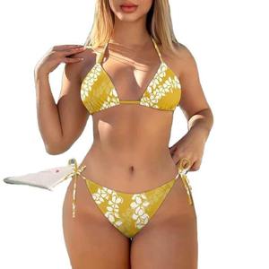 Conjunto de Bikini de Talla Regular, Estilo Sexy, Traje de Baño, Fabricante al por Mayor, Precio Razonable, Conjunto de Bikini con Sujetador y Ropa Interior para Mujer - Product Image 2