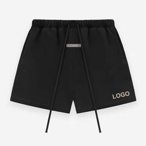 Short de jogging surdimensionné 380 GSM en molleton éponge français 100% coton pour hommes, style hip hop, streetwear, vente en gros sur mesure - Product Image 5