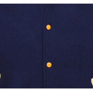 Chaqueta de invierno informal para hombre Vigor personalizada Chenille bordado béisbol Letterman Varsity diseño tela soporte cuero manga tejida - Product Image 5