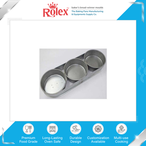 Vente exclusive à prix réduit sur un ensemble de moules à gâteau ronds en acier aluminisé de qualité supérieure, résistants au four et lavables, avec revêtement personnalisé - Product Image 2