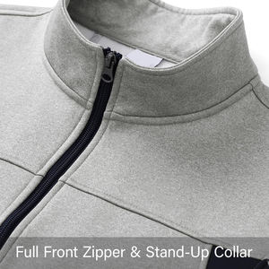 ชุดวอร์มลำลองสำหรับผู้ชาย ผ้าฟลีซระบายอากาศ เหมาะสำหรับออกกำลังกาย วิ่ง  พร้อมโลโก้ส่วนตัว ไซส์พลัส - Product Image 3