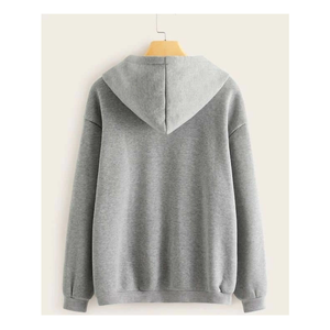 New Fashion Style Plus Size Pullover Ladies Hoodies for Printing Custom Logo Women Zip up Hoodies for Sale - Product Image 2