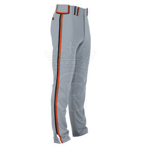 Nouvelle arrivée vêtements de sport nom personnalisé imprimé 100% polyester tissu meilleure vente prix pantalon de baseball - Product Image 1