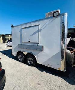 Remorque de vente mobile de restauration rapide à prix d'usine à vendre en Europe pour les collations Hotdogs Bonbons fabriqués à partir de lait - Product Image 2