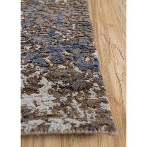 พรมขนสัตว์และไหมไผ่ถักมือสีเบจและสีน้ำตาล ขนาด 9x12 ฟุต รูปทรงสี่เหลี่ยมผืนผ้า สำหรับห้องนั่งเล่นหรือทางเดินในบ้าน-Srb(7113) - Product Image 4