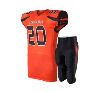 Nouveau dernier modèle Uniforme de football américain pour jeunes et adultes à manches courtes Technique de sublimation Prix de gros - Product Image 1