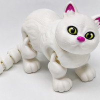 3D-Gedruckte Artikulierte Katze Bewegliche Fidget-Figur 12+ Unisex Öko-PLA Direkt vom Hersteller für Erwachsene