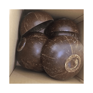 Cuenco artesanal de cáscara original, material: cáscara de coco; uso: decoración de boutique; origen: artesanía costera de Vietnam - Product Image 3